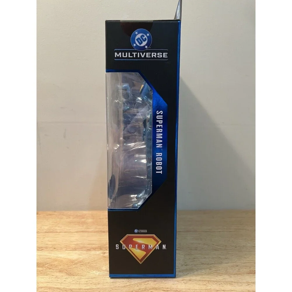 McFarlane DC Multiverse Superman Robot Deluxe Red Platinum Theatrical New